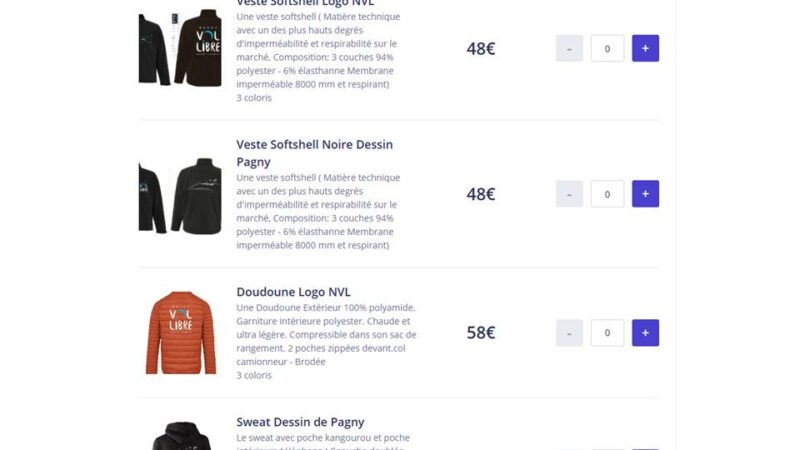 Vêtements NVL Hiver